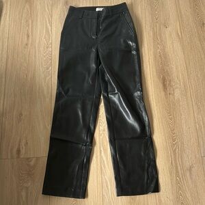 Babaton vegan leather pants, great condition worn once